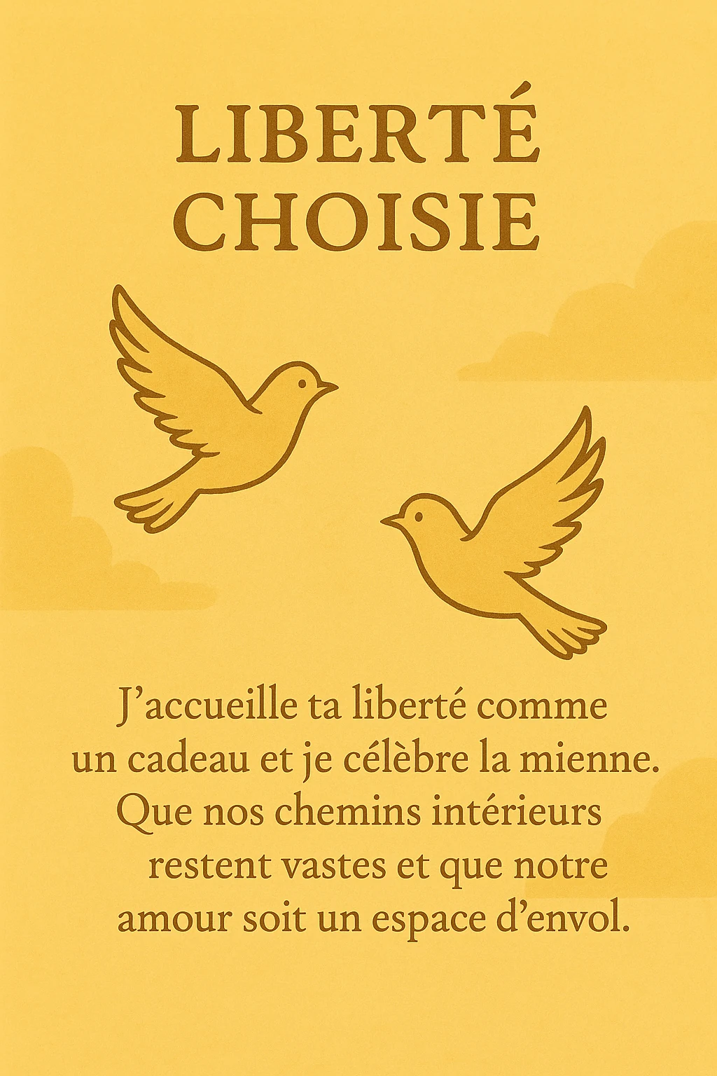 Illustration : Liberté choisie